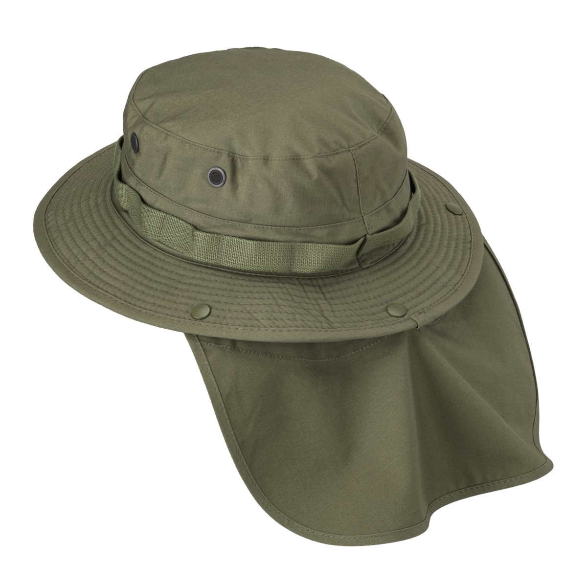 Pălărie Boonie Helikon-Tex PolyCotton Ripstop cu protecție detașabilă pentru gât
