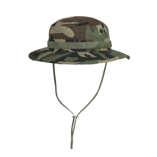 Pălărie Boonie Helikon-Tex Polycotton Ripstop Woodland