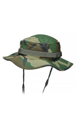 Pălărie Boonie Mil-Tec US GI – 100% Bumbac Rip-Stop, Woodland