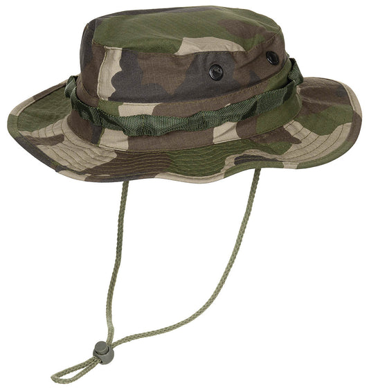Pălărie Boonie US GI Rip Stop CCE camo MFH - 100% Bumbac, Curea Barbie