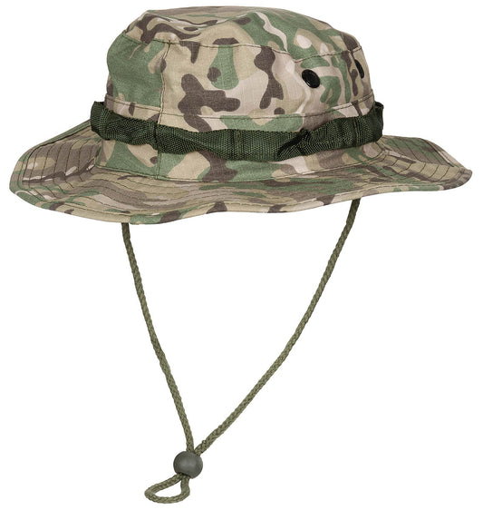 Pălărie Boonie US GI Rip Stop Operation Camo MFH - 100% Bumbac, Barbiță