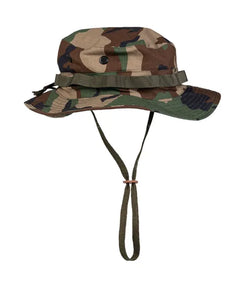 Pălărie Boonie US GI Woodland – Camuflaj Clasic, Ventilație Eficientă și Adaptabilitate Completă