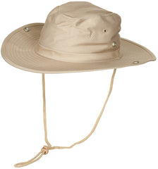 Pălărie Busch Khaki MFH - Margine pliabilă, Șnur reglabil