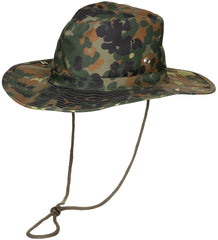 Pălărie Buschhut Flecktarn MFH - Bor Pliabil, Coardă Bărbie