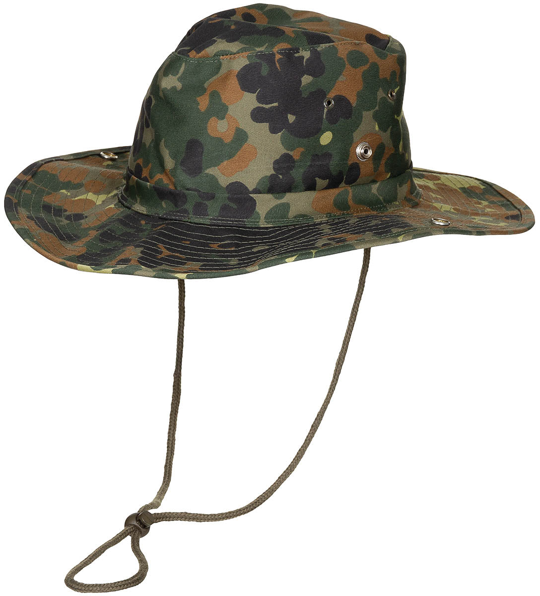 Pălărie Buschhut Flecktarn MFH - Bor Pliabil, Coardă Bărbie