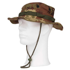 Pălărie Bush De Luxe Ripstop Camo Italian - Durabilitate și Camuflaj Superior
