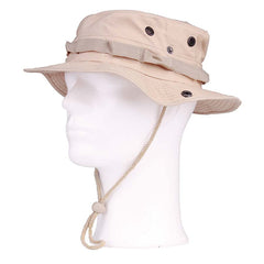 Pălărie Bush de Luxe Ripstop Khaki - Protecție Durabilă și Confort Tactic