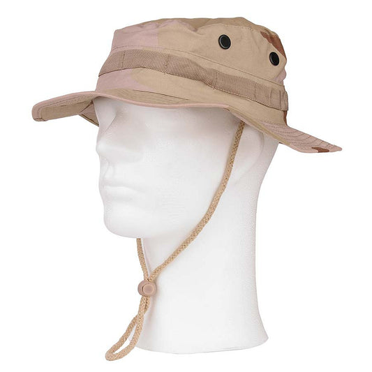Pălărie Bush Deluxe Ripstop Camo Deșert - Protecție și Rezistență Superioară