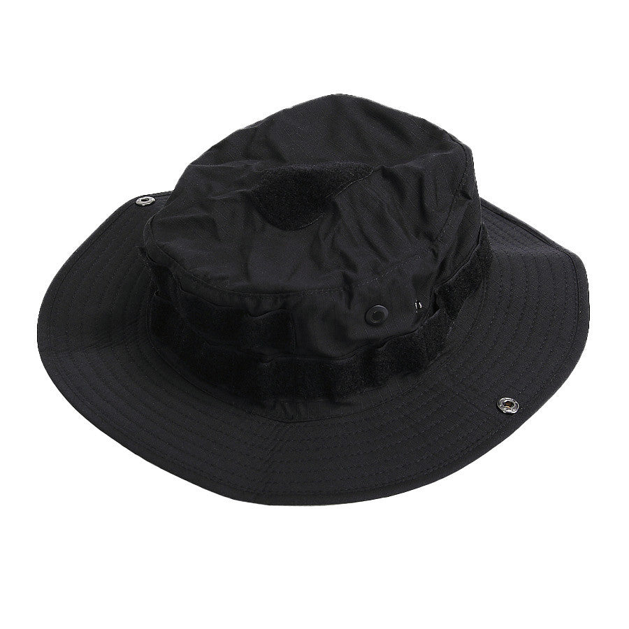 Pălărie Bush Ranger Negru - Adaptabilitate Tactică Superioră