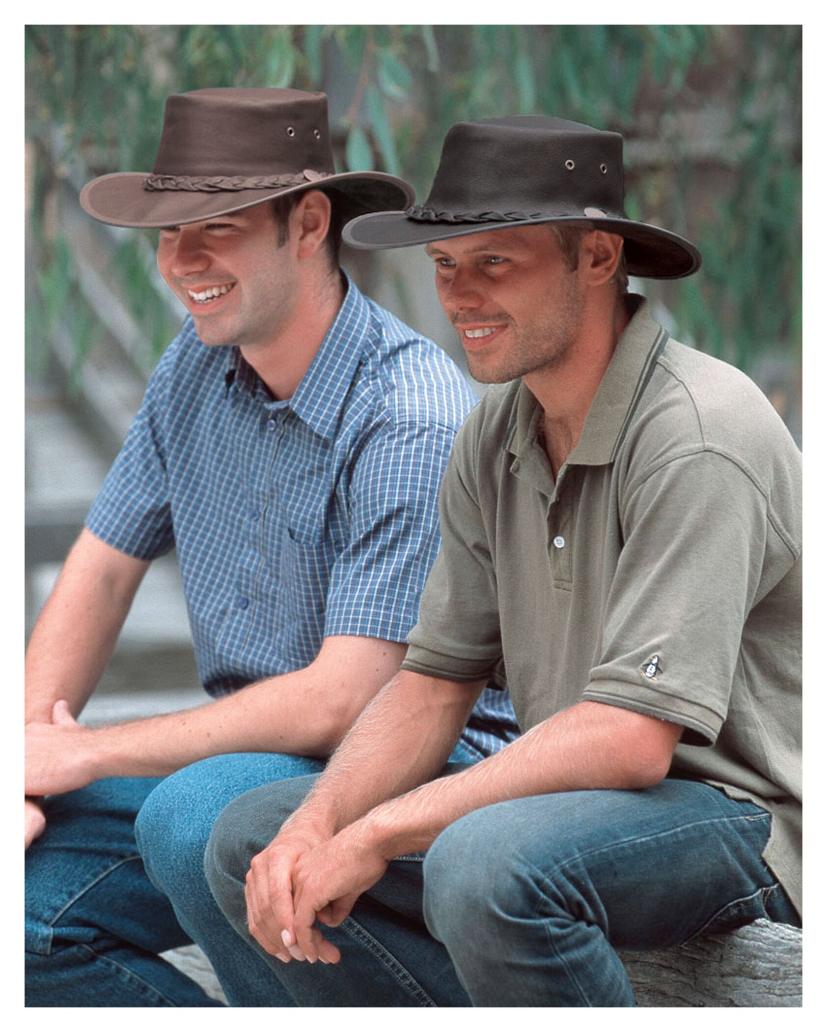 Pălărie din Piele Barmah Hats - Impermeabilă, Pliabilă