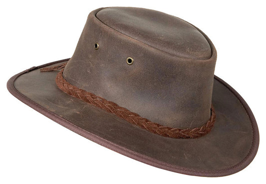 Pălărie Piele Barmah Hats - Impermeabilă, Pliabilă