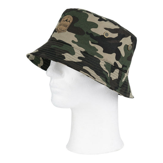 Pălărie Tacticală Bucket Hat Woodland - Protecție Esențială în Teren