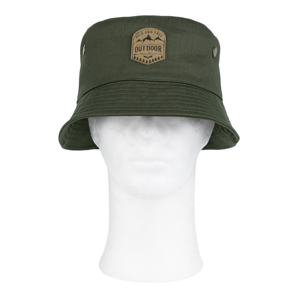 Pălărie Tactice Bucket Hat Verde - Viziune Clară Sub Soare