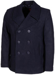 Palton US Pea Coat Albastru MFH - Dublu rând, Căptușeală matlasată