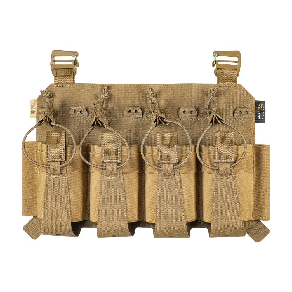 Panel Față Cuirass QRS M-Tac - Coyote, 4 Încărcătoare Rapide