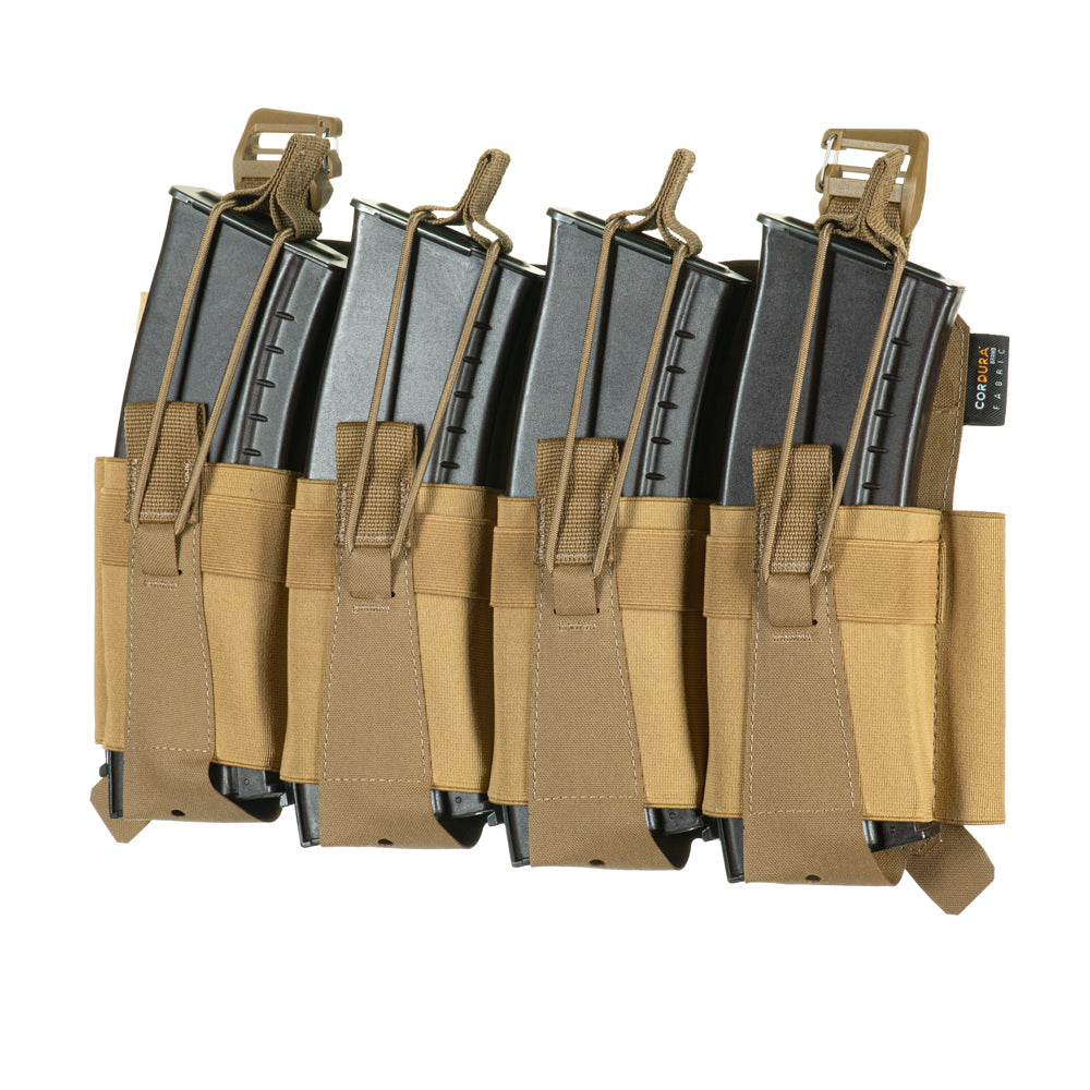 Panel Față Cuirass QRS M-Tac - Coyote, 4 Încărcătoare Rapide