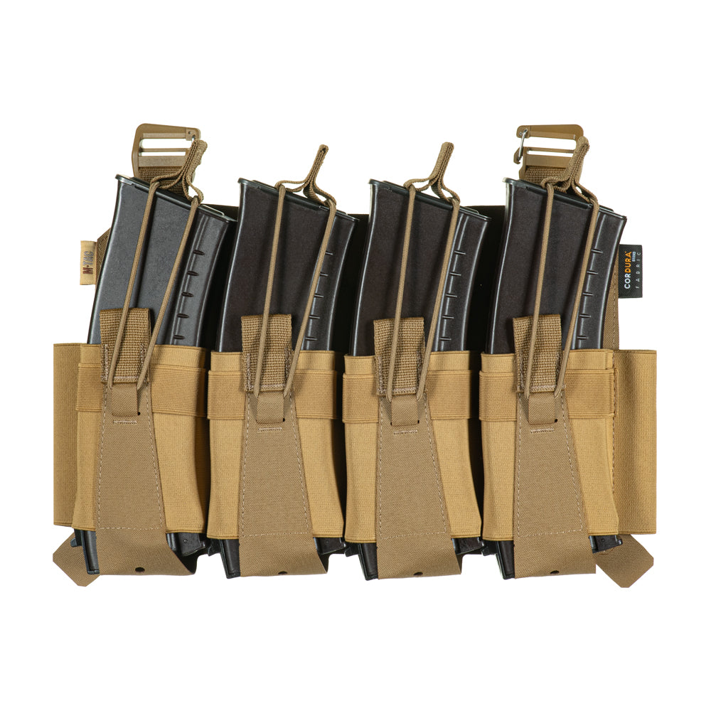 Panel Față Cuirass QRS M-Tac - Coyote, 4 Încărcătoare Rapide