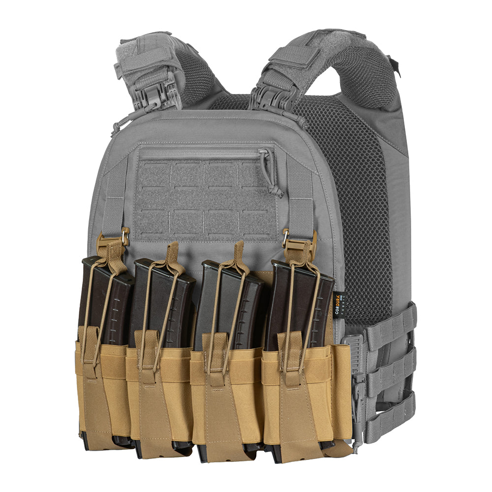 Panel Față Cuirass QRS M-Tac - Coyote, 4 Încărcătoare Rapide
