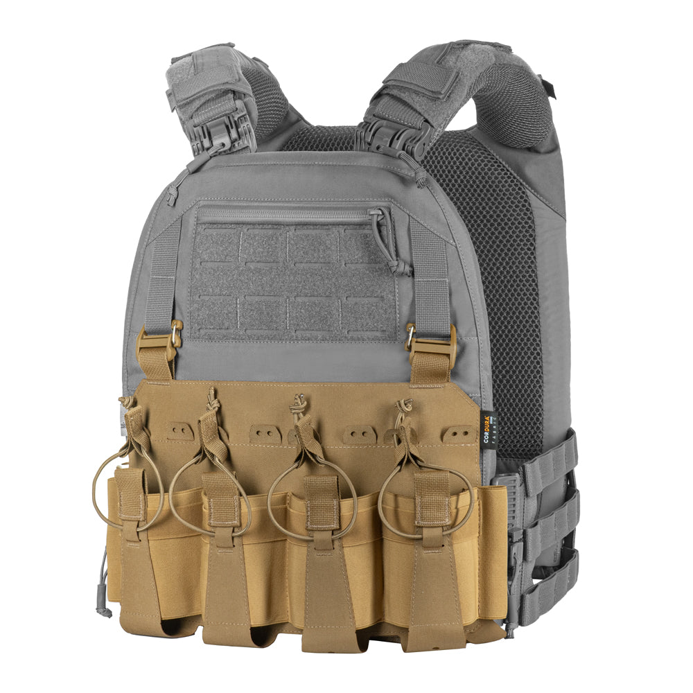 Panel Față Cuirass QRS M-Tac - Coyote, 4 Încărcătoare Rapide
