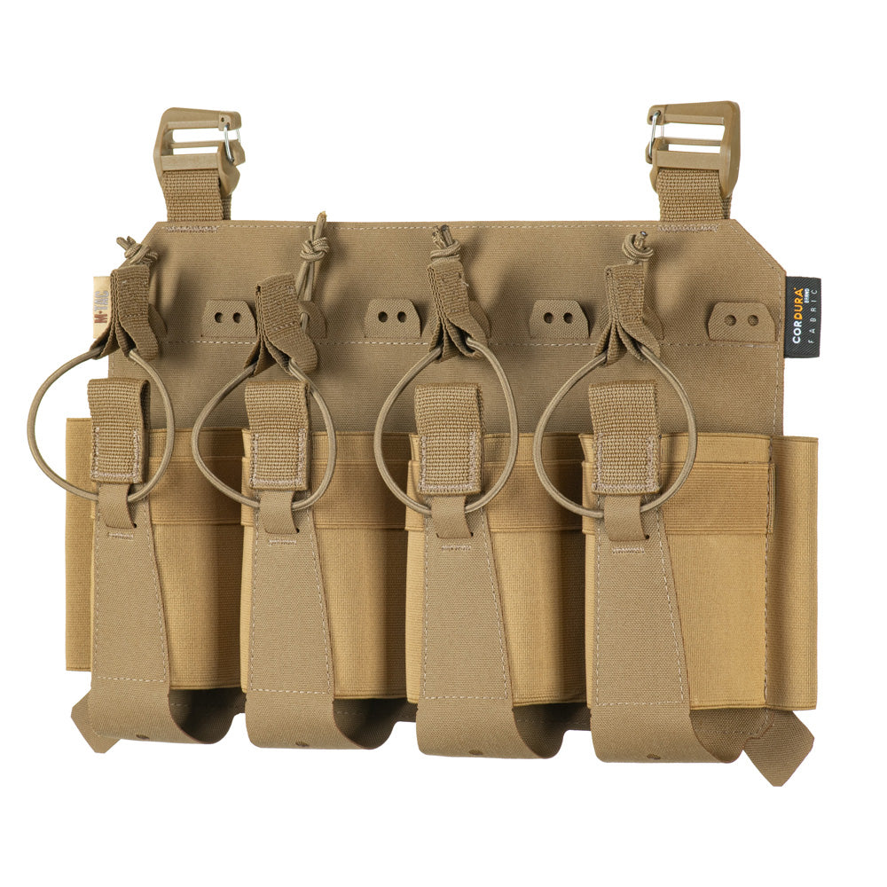 Panel Față Cuirass QRS M-Tac - Coyote, 4 Încărcătoare Rapide
