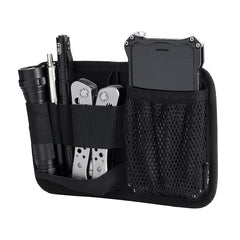 Panel Organizator Admin M-Tac - Negru, Low Profile Velcro