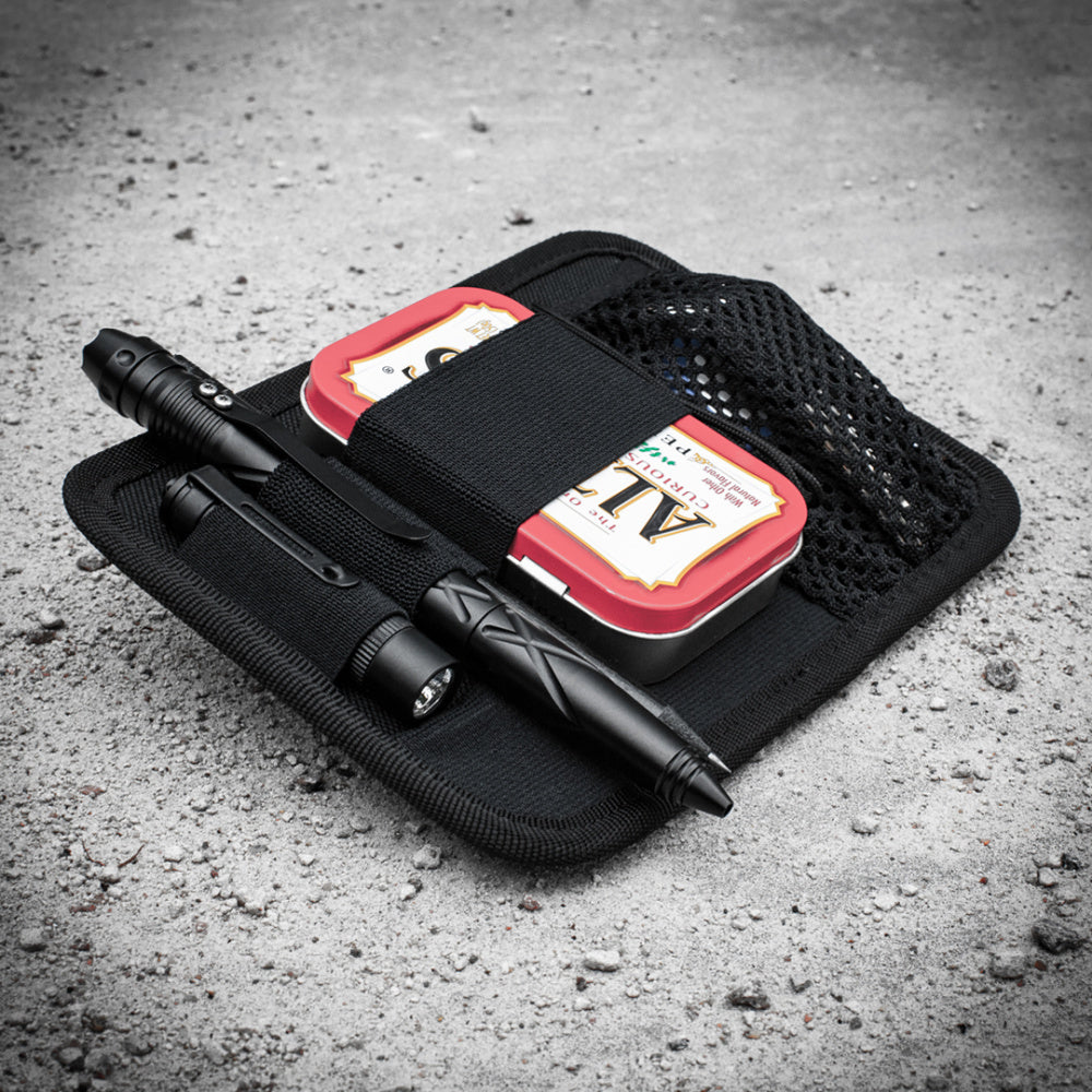 Panel Organizator Admin M-Tac - Negru, Low Profile Velcro