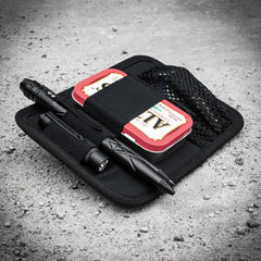 Panel Organizator Admin M-Tac - Negru, Low Profile Velcro