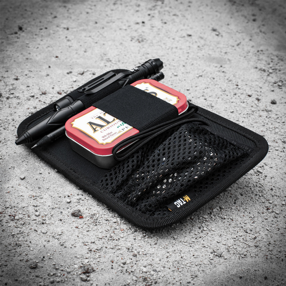 Panel Organizator Admin M-Tac - Negru, Low Profile Velcro