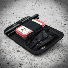 Panel Organizator Admin M-Tac - Negru, Low Profile Velcro