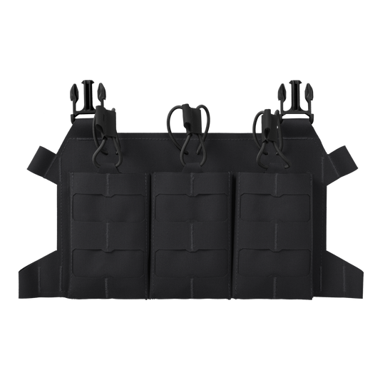 Panel pentru încărcătoare Helikon-Tex Skeletonized Triple 223 Compatibil MOLLE/PALS Negru