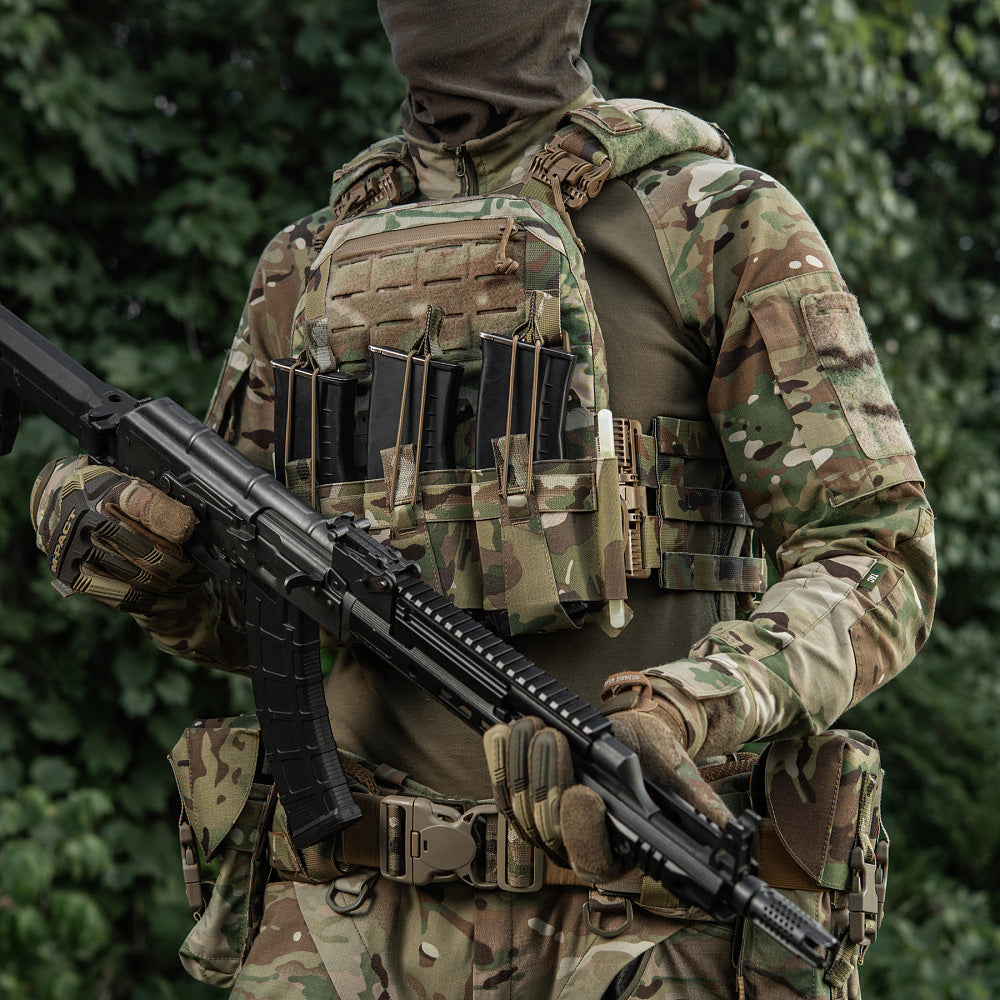 Panou Frontal Suport 3 Încărcătoare M-Tac Cuirass QRS - Multicam