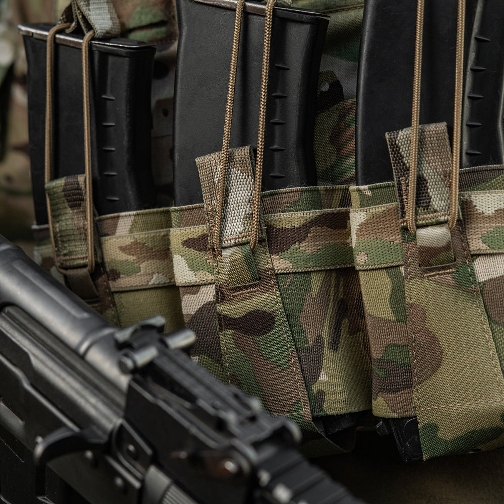 Panou Frontal Suport 3 Încărcătoare M-Tac Cuirass QRS - Multicam