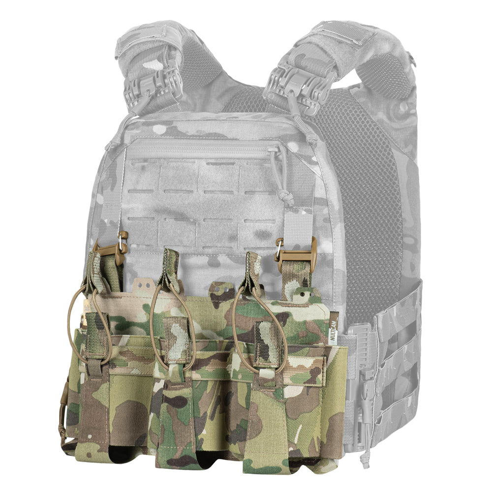 Panou Frontal Suport 3 Încărcătoare M-Tac Cuirass QRS - Multicam