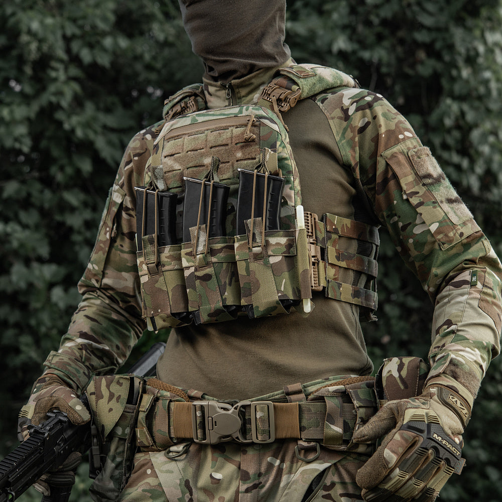 Panou Frontal Suport 3 Încărcătoare M-Tac Cuirass QRS - Multicam