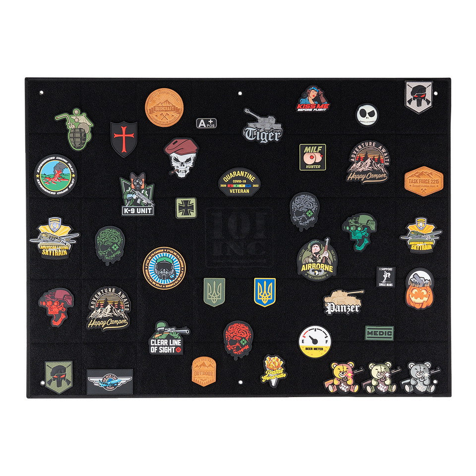 Panou Patch-uri Patch wall groot Negru 101 INC - Organizare Tactică Completă