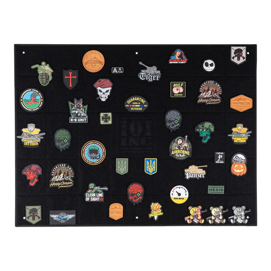 Panou Patch-uri Patch wall groot Negru 101 INC - Organizare Tactică Completă