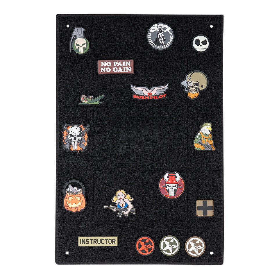 Panou Patch-uri Patch Wall Klein Negru 101 INC - Expune-ți Mândria Militară