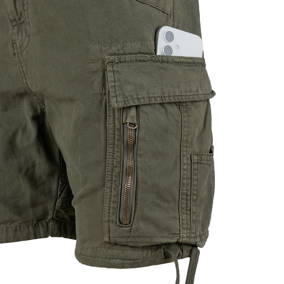 Pantalon Scurt Cargo Heavy Duty B-Choice Verde - Fiabilitate la Preț Special