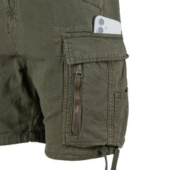 Pantalon Scurt Cargo Heavy Duty B-Choice Verde - Fiabilitate la Preț Special