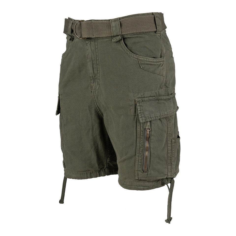 Pantalon Scurt Cargo Heavy Duty B-Choice Verde - Fiabilitate la Preț Special