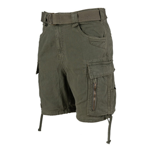 Pantalon Scurt Cargo Heavy Duty B-Choice Verde - Fiabilitate la Preț Special