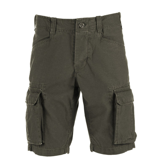 Pantalon Scurt Cargo Stonewashed Verde Fostex - Rezistență și Stil Autentic