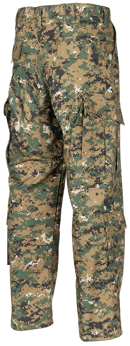 Pantaloni ACU US Digital Woodland MFH - Rip Stop, Talie Ajustabilă