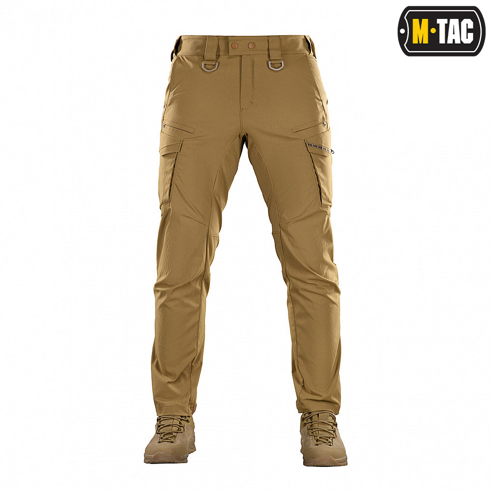 Pantaloni Aggressor Summer Flex M-Tac - Coyote, Vară, Ușori și Flexibili