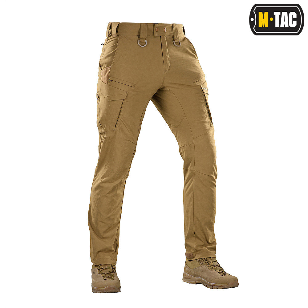 Pantaloni Aggressor Summer Flex M-Tac - Coyote, Vară, Ușori și Flexibili