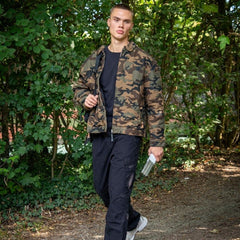 Pantaloni BDU Stretch Ripstop Slim Fit Negru Fostex - Mișcare și Durabilitate