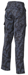 Pantaloni BDU US Army Night Camo MFH - Fermoar frontal, Talie ajustabilă