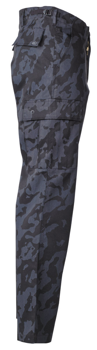 Pantaloni BDU US Army Night Camo MFH - Fermoar frontal, Talie ajustabilă