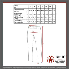 Pantaloni BDU US Army Night Camo MFH - Fermoar frontal, Talie ajustabilă