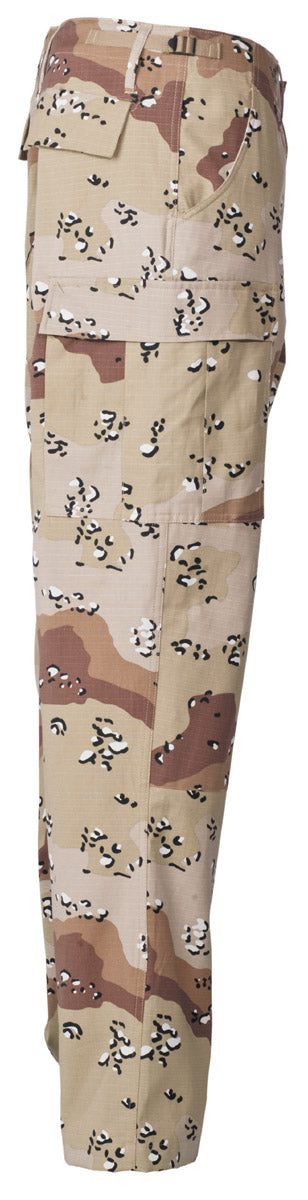 Pantaloni BDU US, Camuflaj Desert MFH - Rip Stop, 6 Buzunare